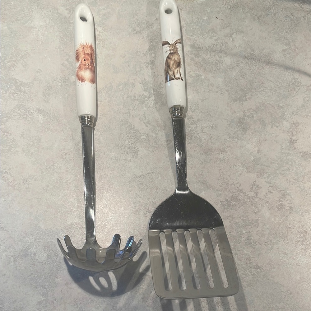 Royal Worcester Animal Print Kitchen Utensil Set